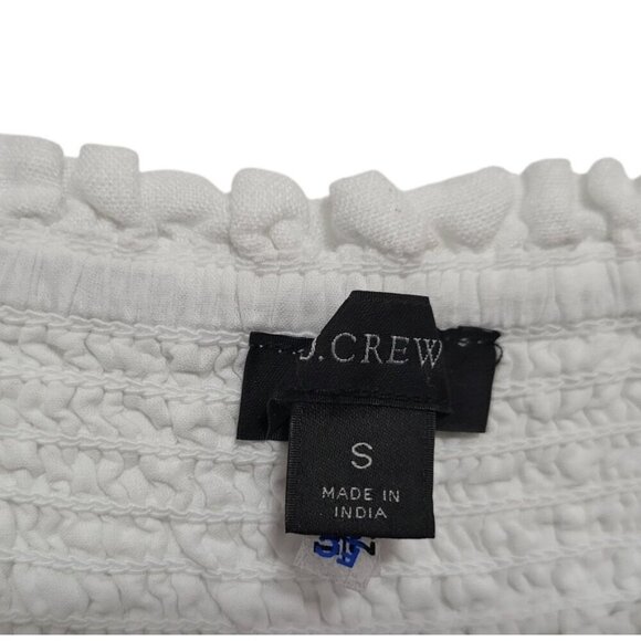 J. CREW Linen Daydream Dress Smocked Lightweight Lined Midi - Picture 14 of 17